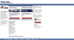Desktop Screenshot of pepcars.com